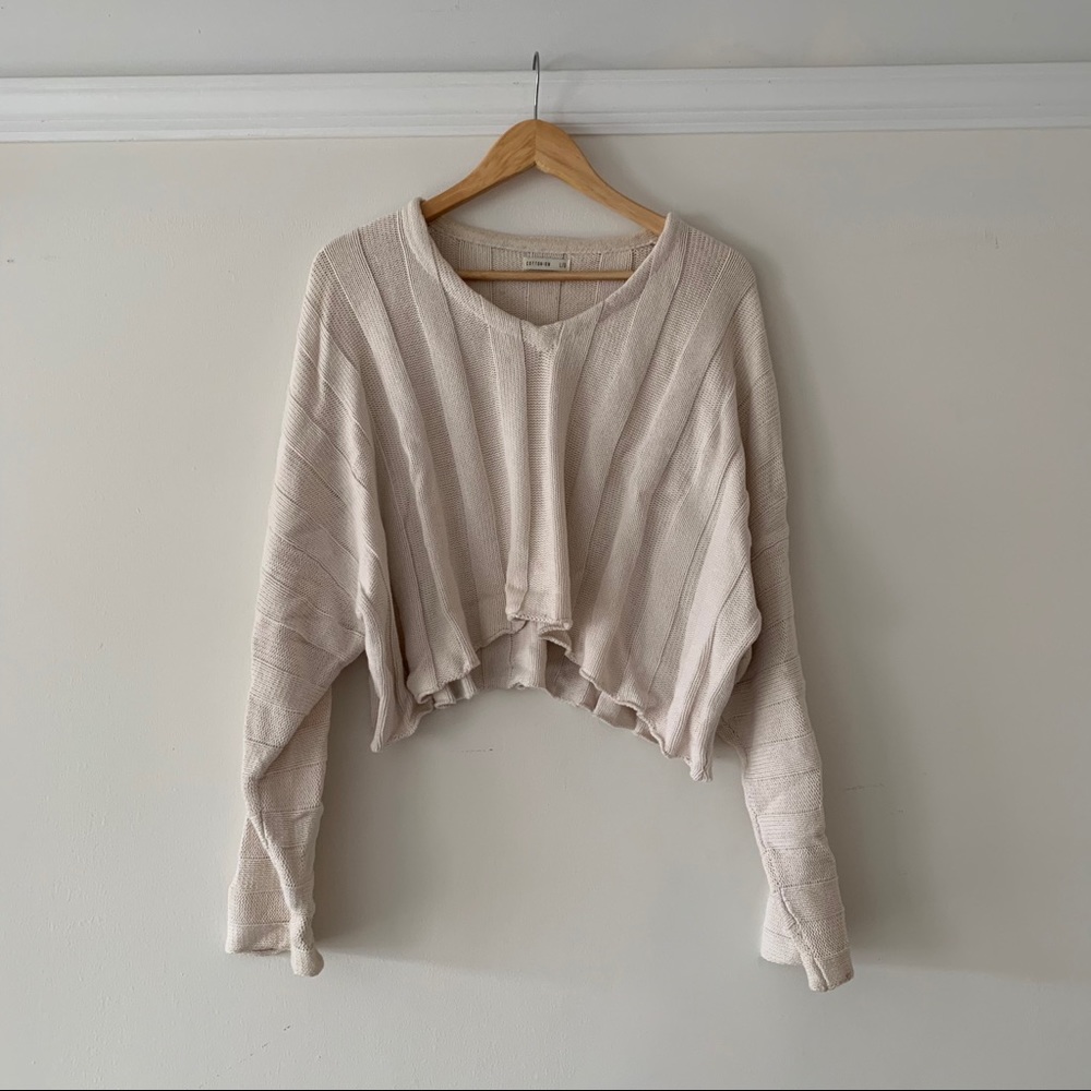 Cropped sweater